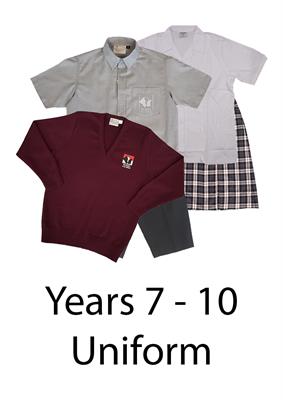 Years 7-10 Uniform